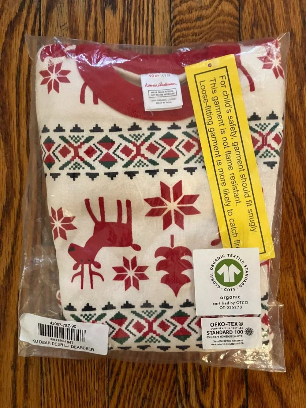 NEW WITH TAGS Holiday Dear Deer HannaJams™ Pajama Set